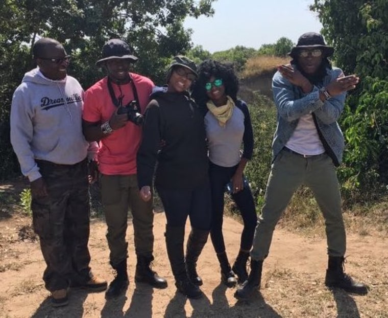 The Anassi family: Omete, Josephine, Atunga, Omete, and Kerubo.