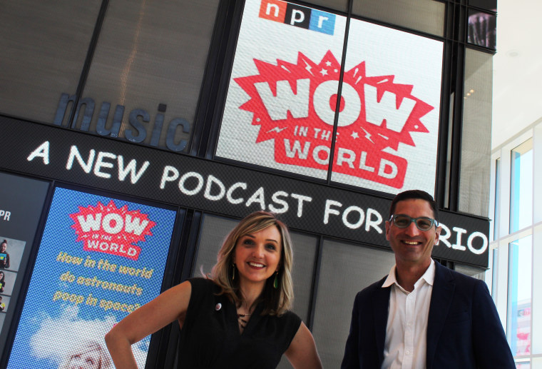 Guy Raz and Mindy Thomas began hosting NPR's first podcast for kids in May 2015.