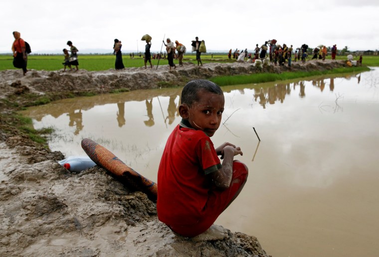 Image: A Rohingya refugee boy in Bangladesh