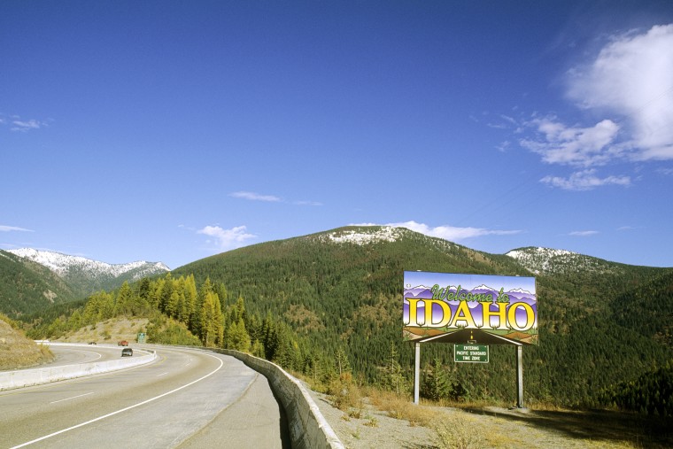 Image: Welcome To Idaho Sign.