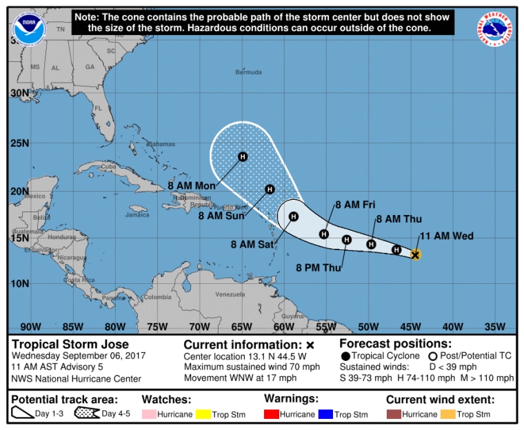Image: Tropical Storm Jose