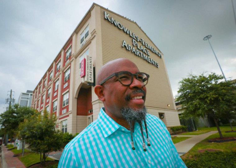 Image: Pastor Rudy Rasmus of St. John's United Methodist Church in Houston