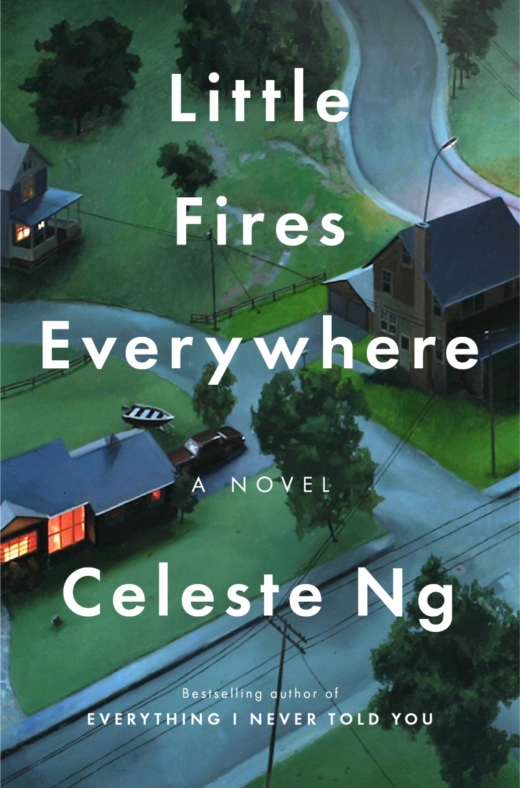 The cover of "Little Fires Everywhere," Celeste Ng's second novel.