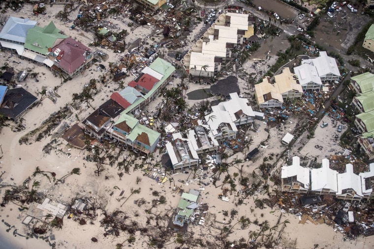 Image: Homes are damaged after Hurricane Irma struck in Philipsburg, Saint Martin