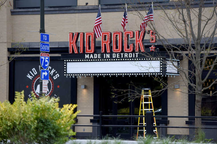 Image: Kid Rock Marquee in Detroit