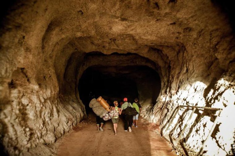 Image: Among the places used to shelter over a million Cubans evacuated by Civil Defense were 39 underground military bunkers dug over 20 years ago when the regime was convinced the island would be attacked by America.