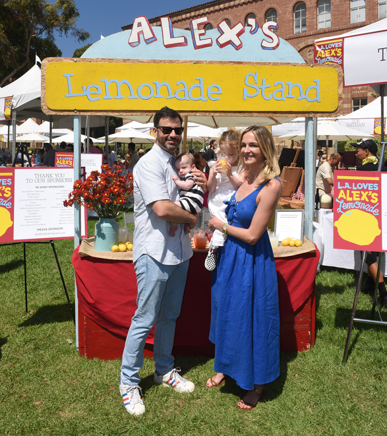 Jimmy Kimmel, Molly McNearney, Jane Kimmel and William Kimmel