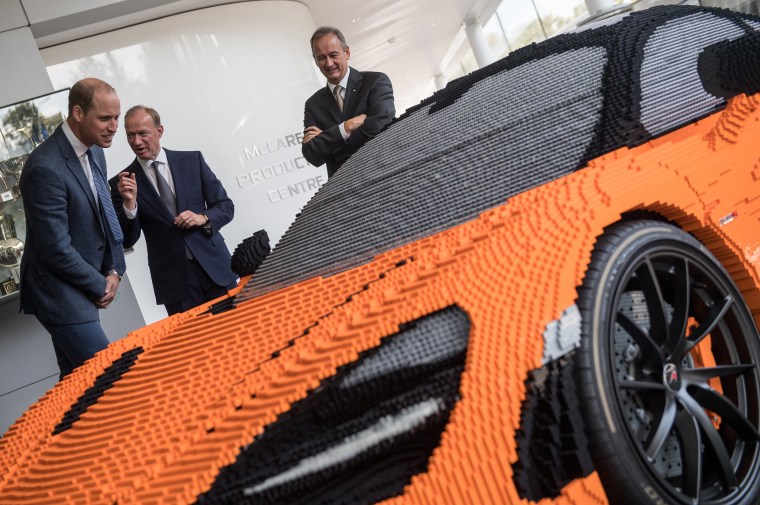 The Duke Of Cambridge Visits McLaren Automotive