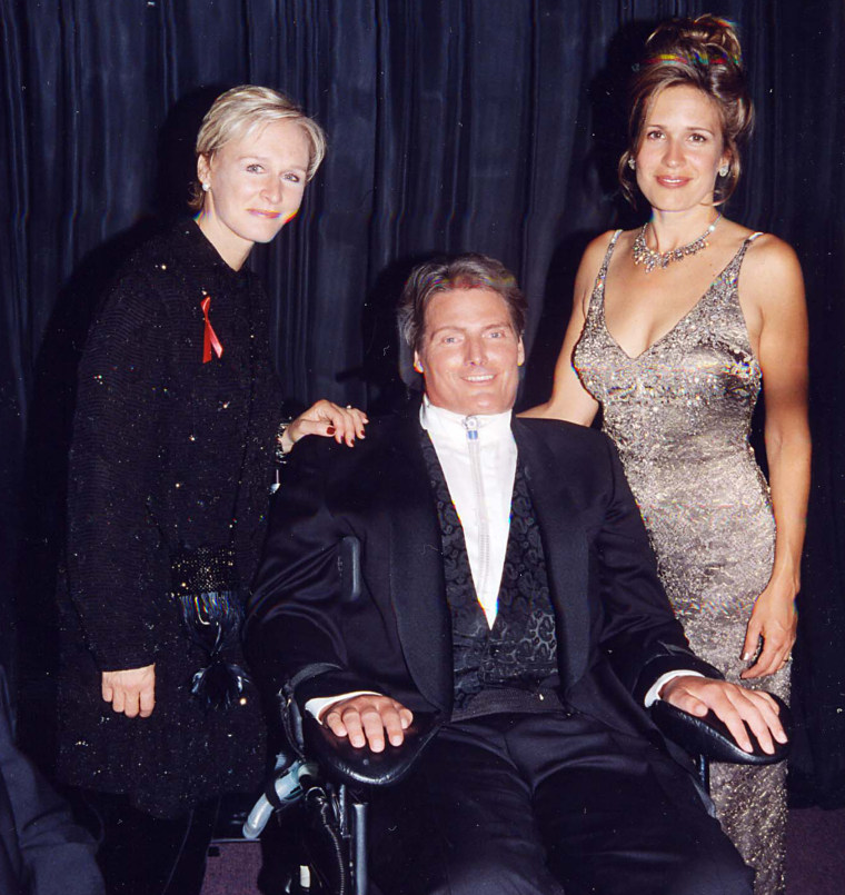 Glenn Close, Christopher Reeve &amp; Dana Reeve