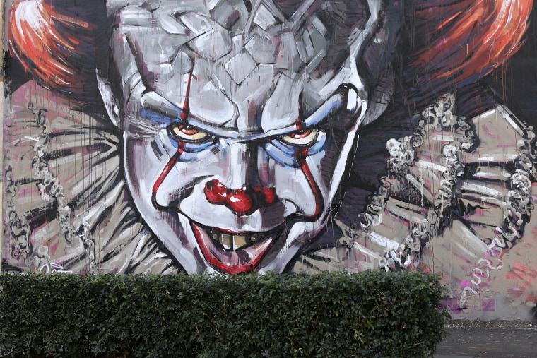 Image: Mural of Pennywise the Clown from 'It'