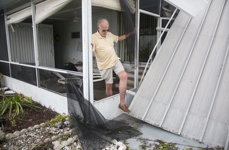 Image: Mike Wright at his home in Holiday Manor in Naples