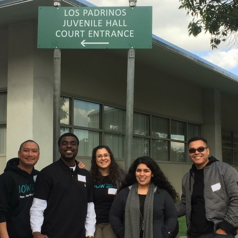 IOW volunteers visit Los Padrinos Juvenile Hall in Southern California