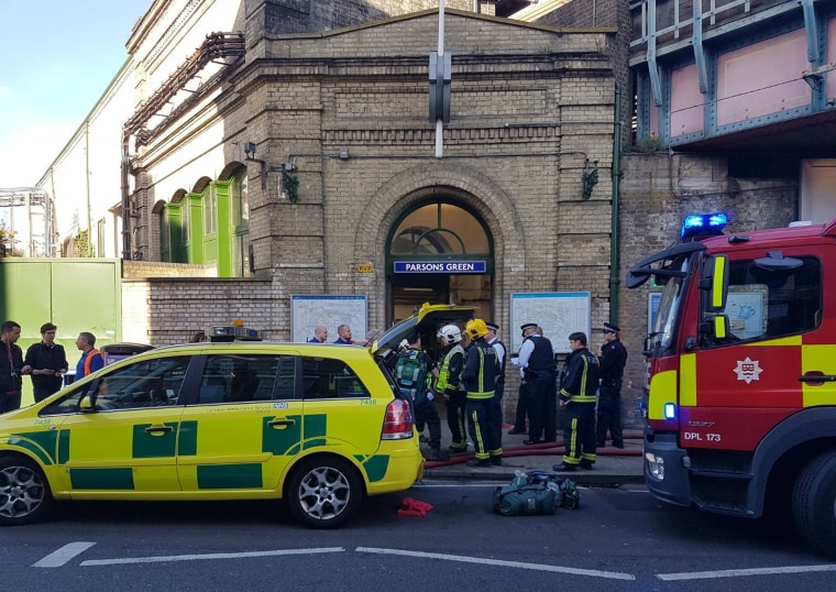 Image: Emergency services at Parsons Green
