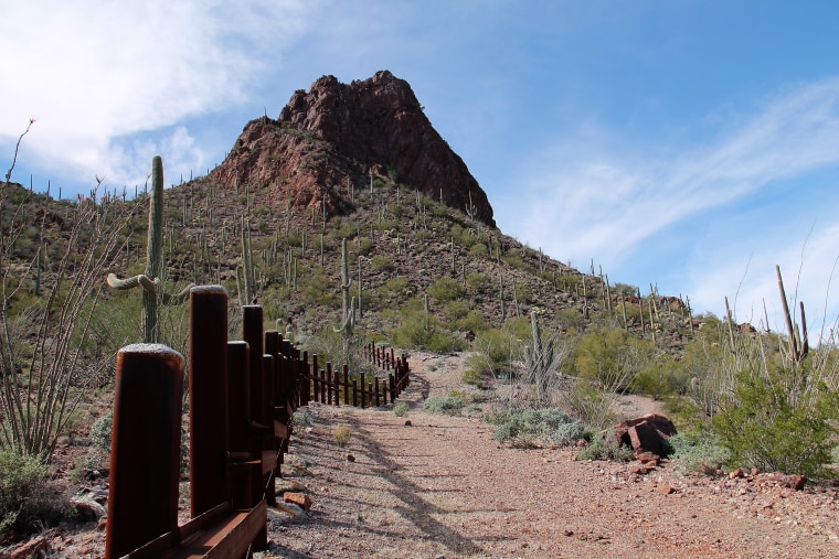 The Tohono O'odham Nation's reservation includes 62 miles of border between Arizona and Mexico.
