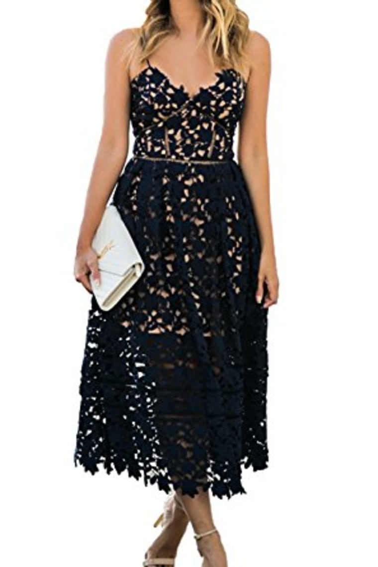 Lace Dress in black