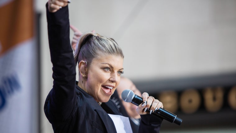 Fergie in concert on TODAY Sept. 22, 2017.