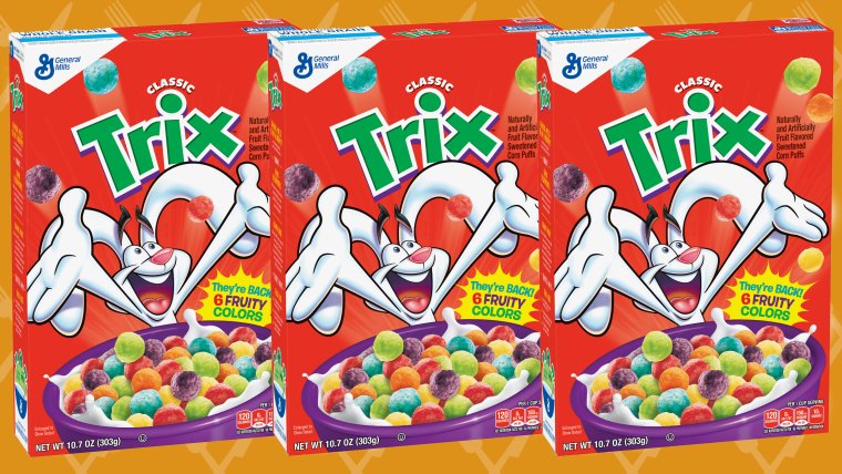Trix is coming back with artificial flavors and colors