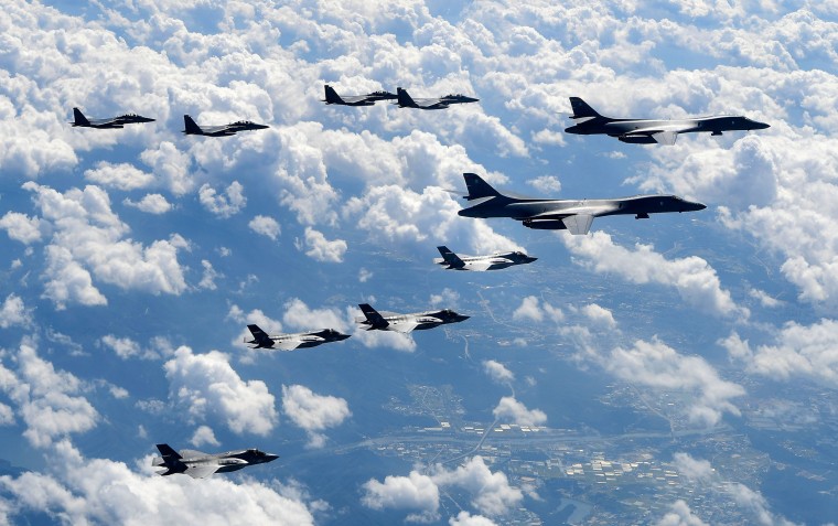 Image: US Bombers Fly Near Military Demarcation Line Between Two Koreas