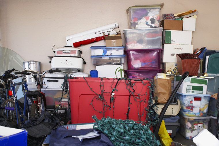 Image: Items stored in a garage