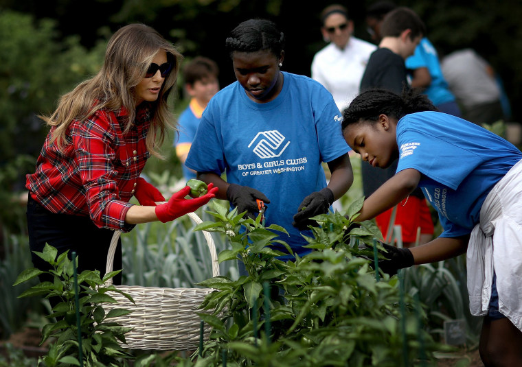 Image: First Lady Melania Trump Holds White House Garden Event