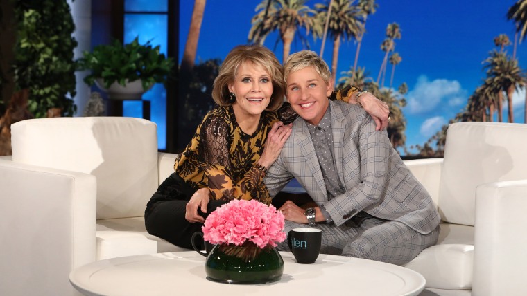 Jane Fonda and Ellen DeGeneres