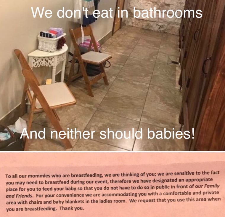 This meme, created by Ceara LaFrance, has gone viral after being uploaded to the Facebook pages of several breastfeeding support groups.