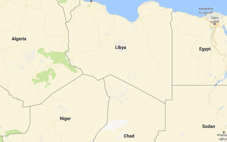 Image: A map of Libya