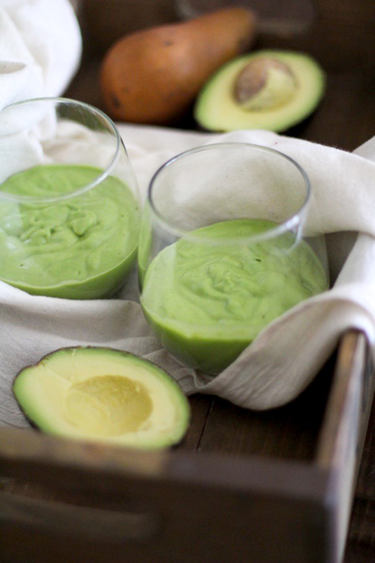 Image: Pear Avocado Ginger Kale Smoothie