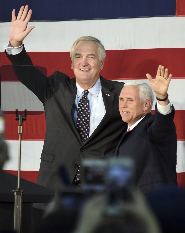 Image: Vice President Mike Pence campaigning for Sen. Luther Strange in Alabama.