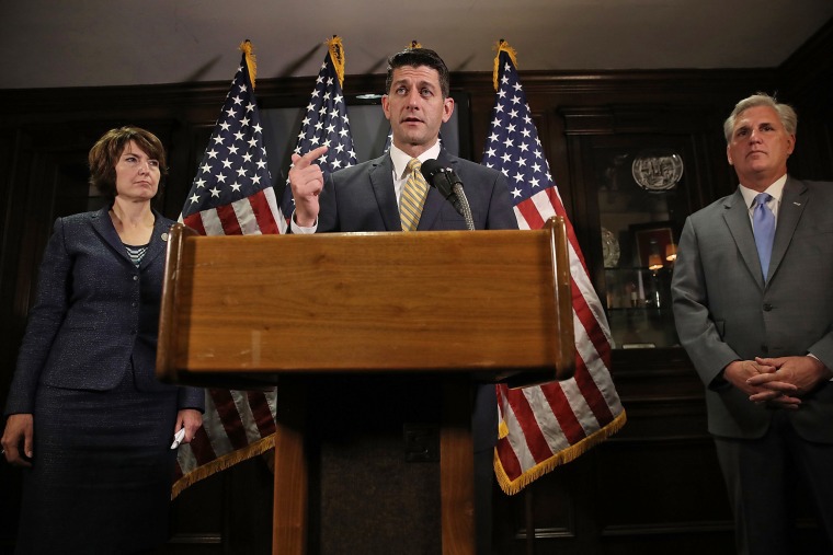 Image: House Speaker Paul Ryan (R-Wi) Addresses The Media After Weekly Party Conference