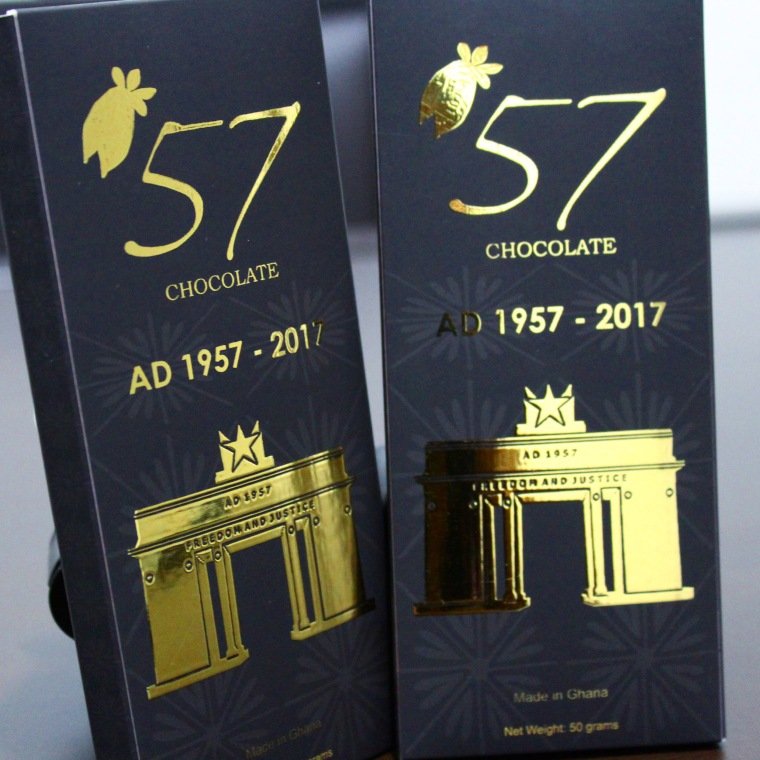 Image: 57 Chocolate Marking the Year of Ghana's Independence