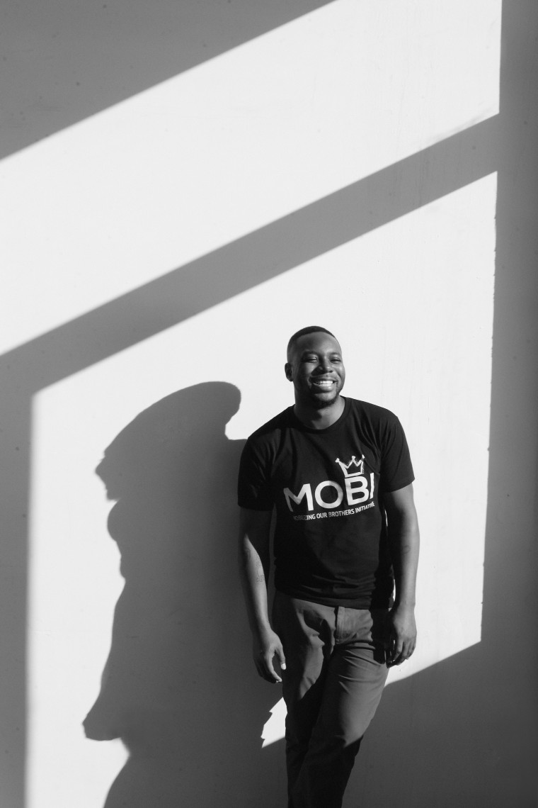 DaShawn Usher, founder of the Mobilizing Our Brothers Initiative (MOBI)