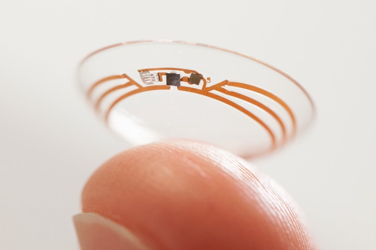 Google smart contact lens can measure glucose levels in tears.