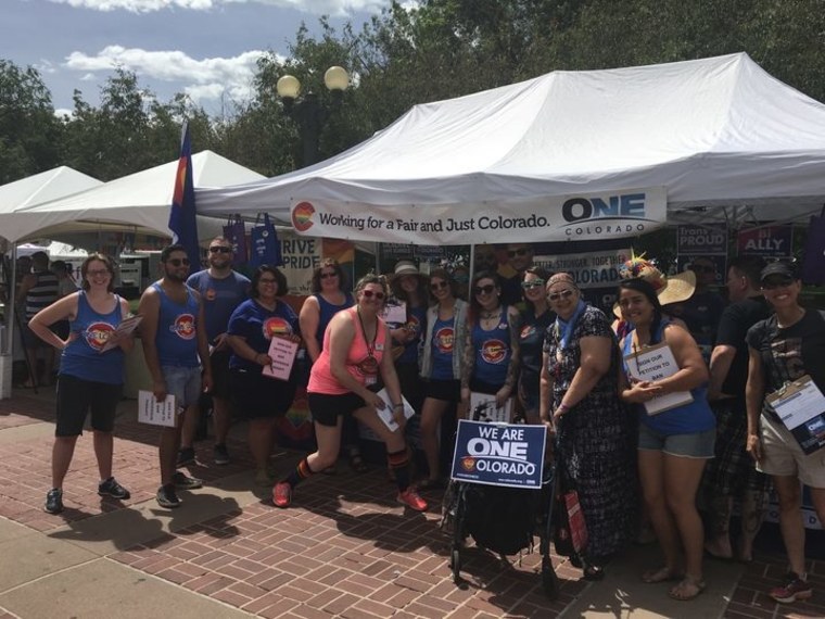 One Colorado at Denver Pride. 