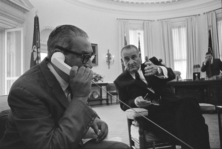 Image: Thurgood Marshall meeting with President Lyndon B. Johnson, June 13, 1967.