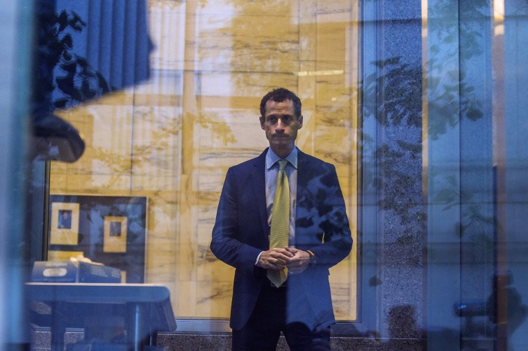 Image: Former Congressman Anthony Weiner enters the federal court for his sentencing