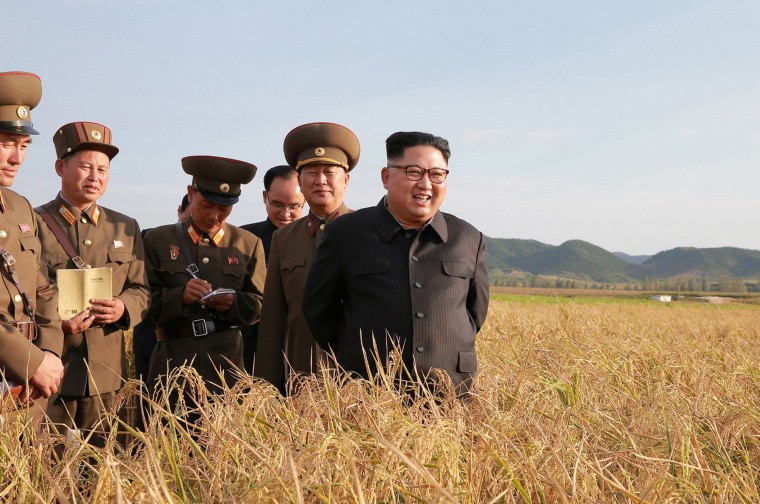Image: North Korean leader Kim Jong Un visits a Farm No. 1116 of KPA Unit 810