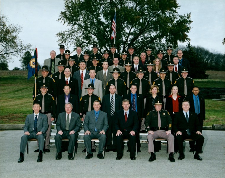 Mike Haugen's class of Iowa State Patrolmen in 2006.