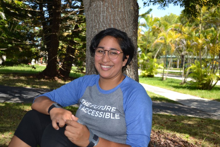 Annie Segarra is a disabled, queer, Latinx, activist.