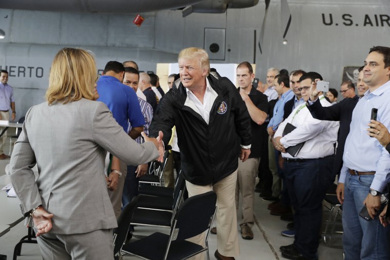 Image: President Donald Trump arrives at Luis Muniz Air National Guard Base