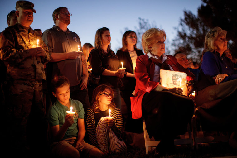 Memorial Held For Fallen Las Vegas Police Officer