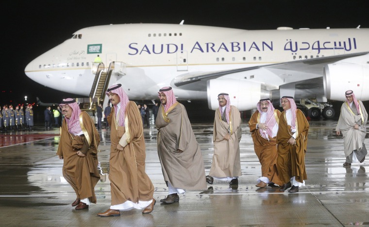 Image: Saudi Arabia's King Salman bin Abdulaziz Al Saud visits