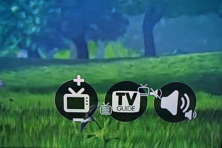 Image: This image shows targets in the corner of a TV screen.
