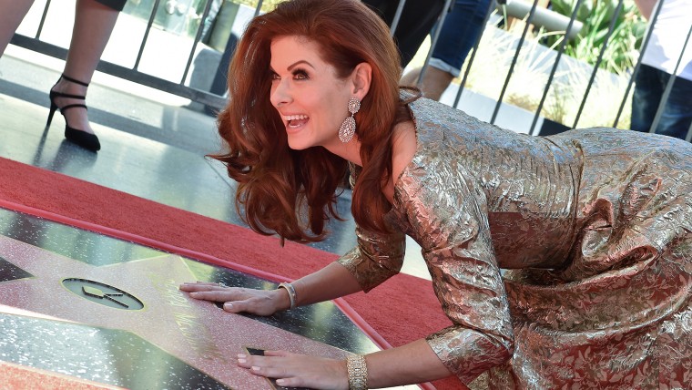 Debra Messing Honored With Star On The Hollywood Walk Of Fame