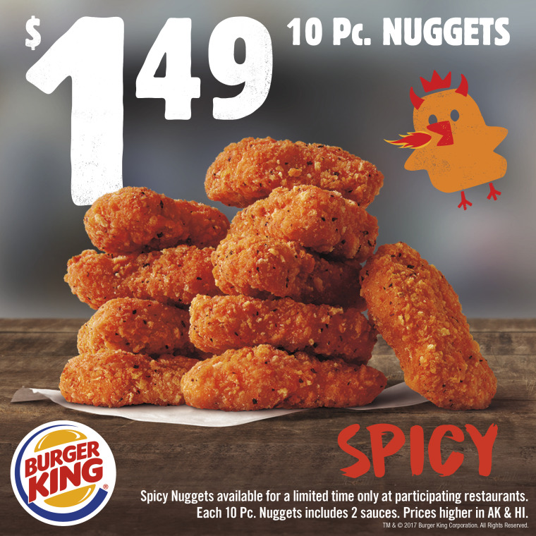 Burger King Spicy Chicken Nuggets
