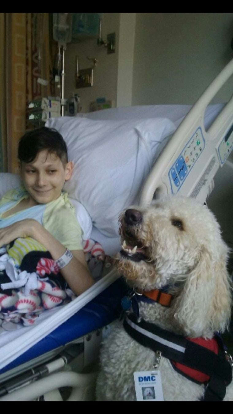 12-year-old cancer patient Torrin Breneman.
