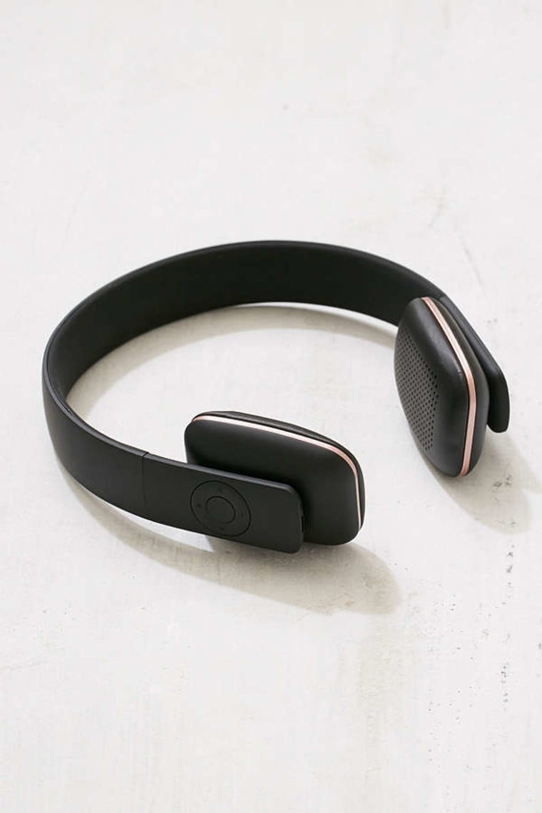 Black and gold headphones