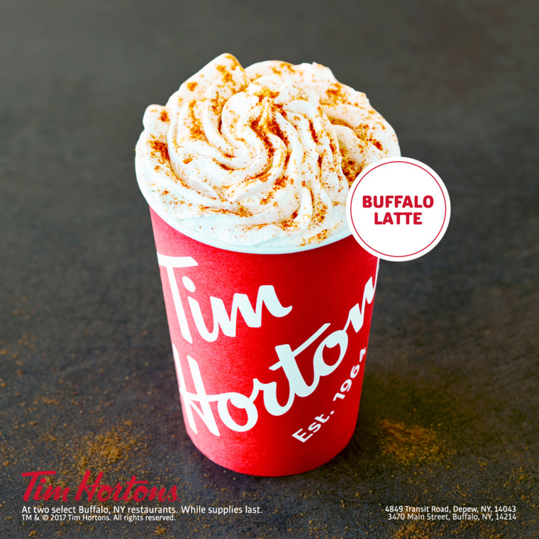 Tim Hortons(R) Introduces New Buffalo Latte