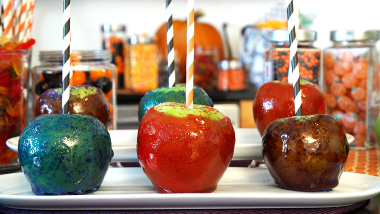 Glittery Candy Apples