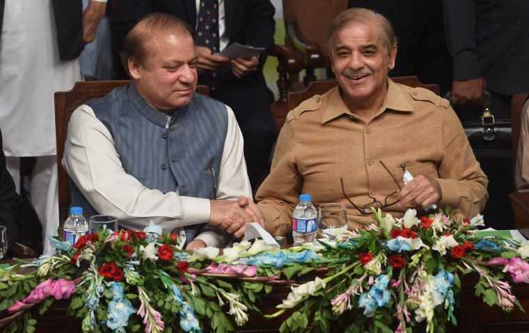 Image: Nawaz Sharif, Shahbaz Sharif